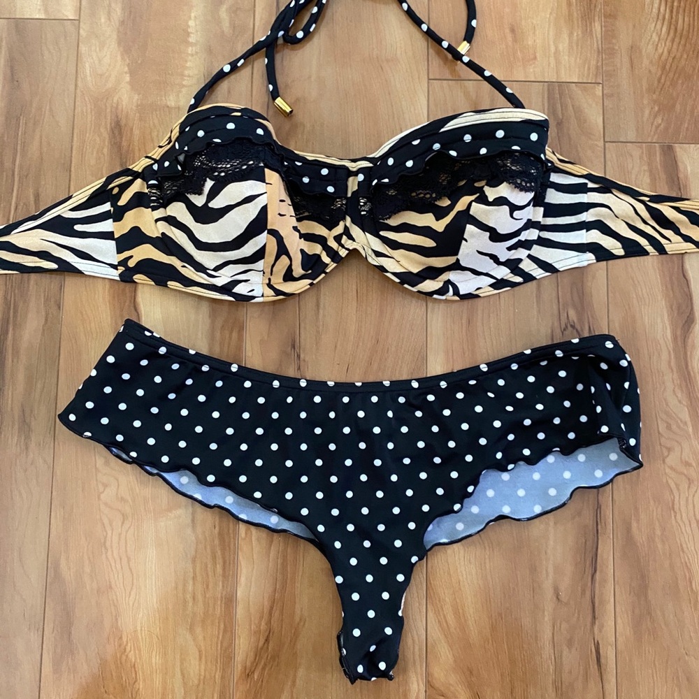 Victoria’s Secret Mixed Print Bikini